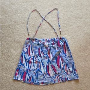 Lily Pulitzer strapless top